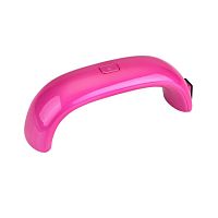 Светодиодная LED лампа Diamond 9 W hot pink для сушки покрытий на ногтях