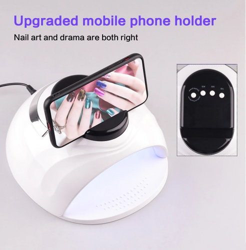 Светодиодная лампа SUN M5 Plus UV+LED 168 Вт (бело-черная) фото 8