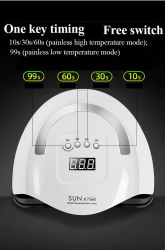 Светодиодная лампа SUN X7 Max UV+LED 114 Вт (белая) фото 7