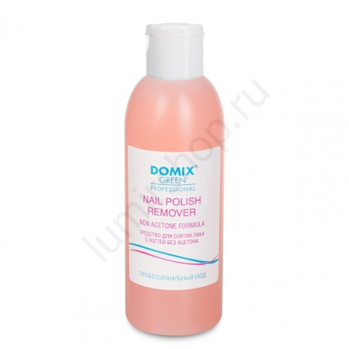Средство для снятия лака с ногтей без ацетона Domix "DGP" NAIL POLISH REMOVER NON ACETON FORMULA, 200 мл