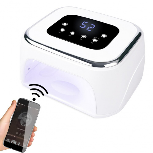 Светодиодная лампа Fashion Nail UV+LED 99 Вт Bluetooth (белая) фото 8
