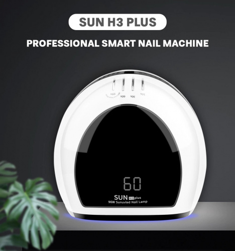 Светодиодная лампа SUN H3 Plus UV+LED 96 Вт (белая) фото 2