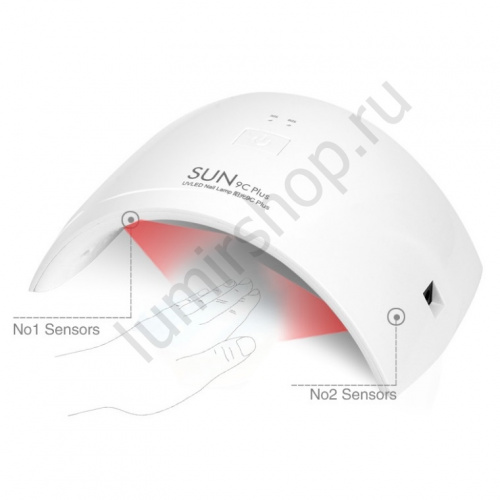 Комбинированная светодиодная UV+LED лампа SUN 9C Plus 36 W white с сенсором фото 5