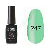 Гель-лак Kodi Professional Gel Polish № 247 (пастельно салатовый) 8 мл.