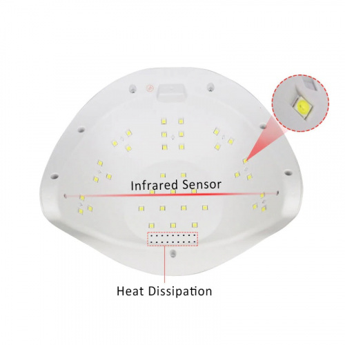 Светодиодная лампа SUN X Plus UV+LED 72 Вт (белая) фото 4