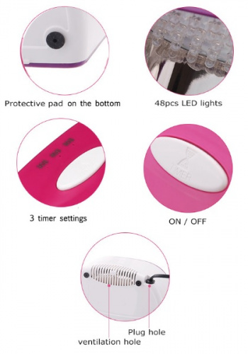 Светодиодная LED лампа Mokko 9 W red фото 3