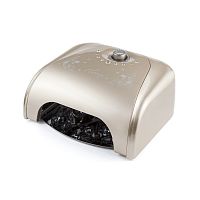 Светодиодная LED лампа Florix K1 36 W gold с сенсором для сушки покрытий на ногтях