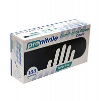 Перчатки нитриловые ProNitrile разм. L (черные) 50 пар/упк