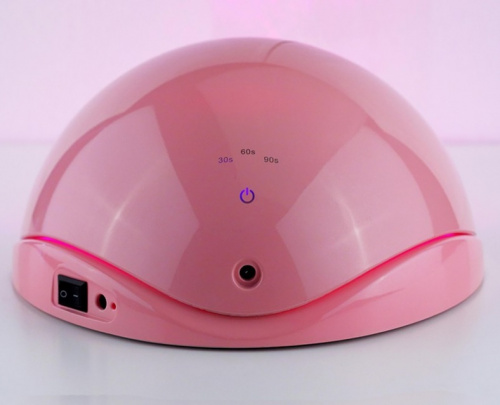 Светодиодная LED лампа Professional Nail 32 W pink с сенсором и вентилятором фото 5