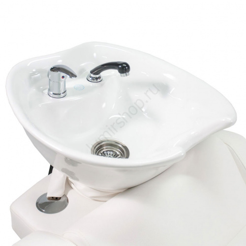 Парикмахерская мойка Rombo white фото 3