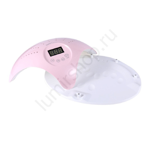 Комбинированная светодиодная UV+LED лампа SUN 669 72 W pink с дисплеем, сенсором и вентилятором фото 5