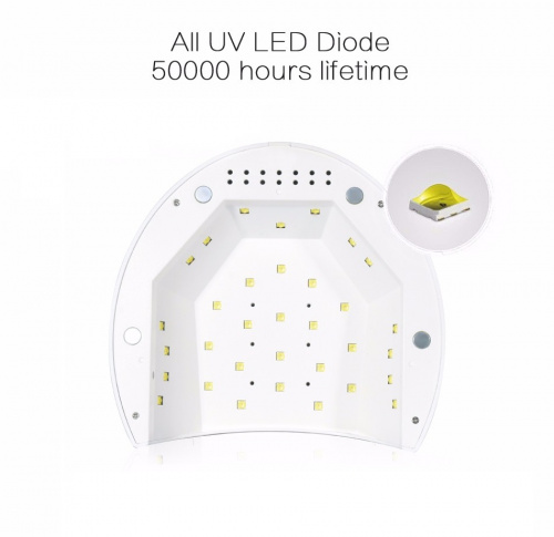 Светодиодная лампа SUN 2C UV+LED 48 Вт (белая) фото 2