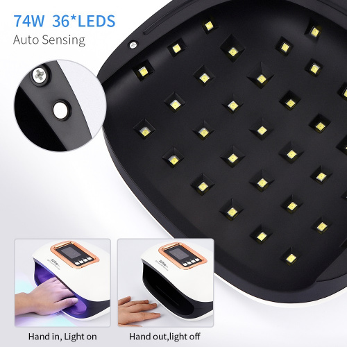 Светодиодная лампа SUN H4 Plus UV+LED 72 Вт (белая) фото 6