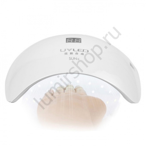 Комбинированная светодиодная UV+LED лампа SUN 8 48 W Smart 2.0 white с дисплеем и сенсором фото 5
