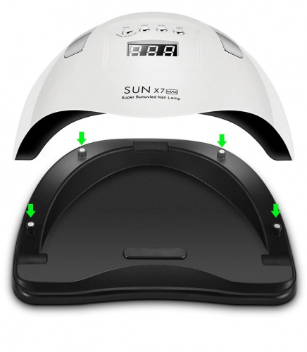 Светодиодная лампа SUN X7 Max UV+LED 114 Вт (белая) фото 6