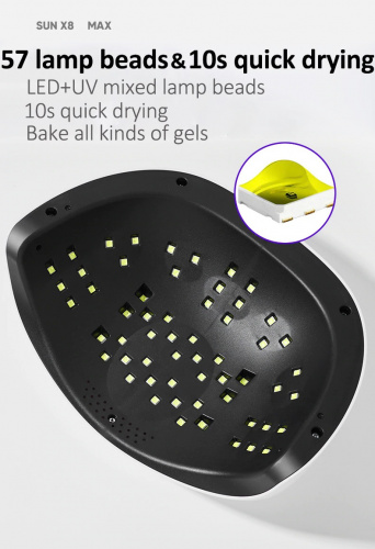 Светодиодная лампа SUN X8 Max UV+LED 150 Вт (белая) фото 5