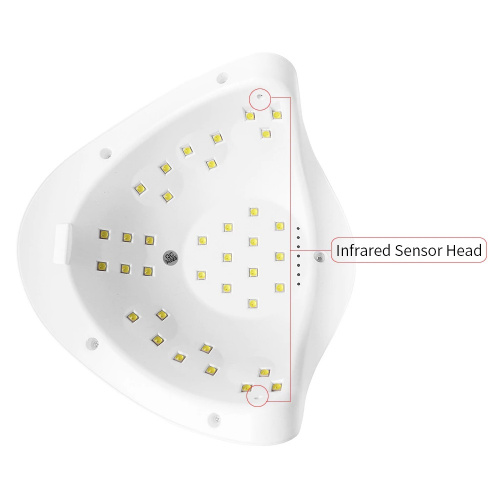 Светодиодная лампа SUN X5 Plus UV+LED 54 Вт (белая) фото 4