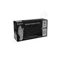 Перчатки нитриловые Kapous Nitrile Hands Clean разм. S (белые) 50 пар/упк
