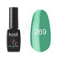Гель-лак Kodi Professional Gel Polish № 269 (тёмный пастельно-зеленый) 8 мл.