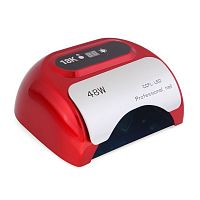 Гибридная лампа Professional Nail 18K 48 W CCFL+LED red с дисплеем и сенсором