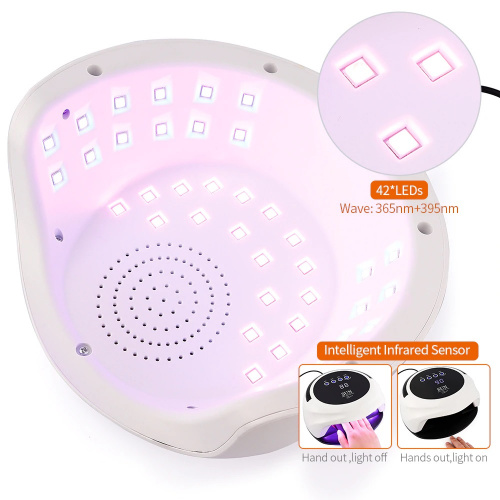 Светодиодная лампа SUN T2 Plus UV+LED 98 Вт (белая) фото 5