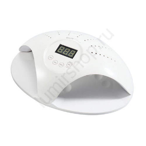 Комбинированная светодиодная UV+LED лампа SUN 669 72 W white с дисплеем, сенсором и вентилятором
