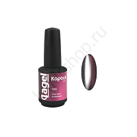 "Cat eye"  сливовый, гель-лак Kapous, 15 мл