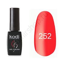 Гель-лак Kodi Professional Gel Polish № 252 (розово-оранжевый) 8 мл.