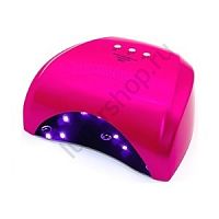 Комбинированная светодиодная UV+LED лампа Powerful 36 W rose с сенсором
