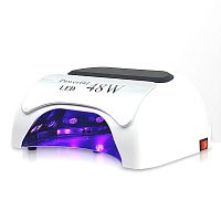 Светодиодная LED лампа Powerful 48 W white с LCD дисплеем и сенсором для сушки покрытий на ногтях