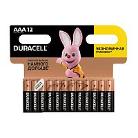 Батарейка Duracell AAA LR03/MN2400-12BL 12 шт.