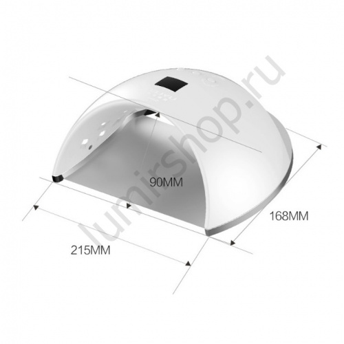 Комбинированная светодиодная UV+LED лампа SUN 6 48 W Smart 2.0 red с дисплеем и сенсором фото 4