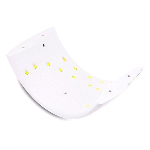 Комбинированная светодиодная UV+LED лампа Elsa 24 W white с дисплеем и сенсором фото 2