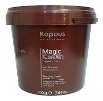 Пудра осветляющая в микрогранулах Kapous Magic Keratin 500 гр.