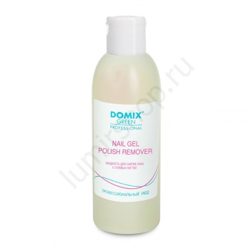 Жидкость для снятия лака с гелевых ногтей Domix "DGP" NAIL GEL POLISH REMOVER , 200 мл