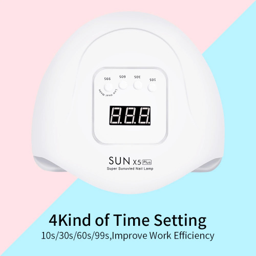 Светодиодная лампа SUN X5 Plus UV+LED 54 Вт (белая) фото 6