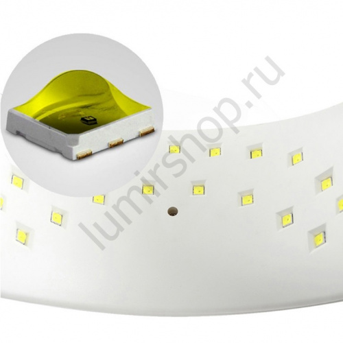 Комбинированная светодиодная UV+LED лампа SUN 6 48 W Smart 2.0 red с дисплеем и сенсором фото 6