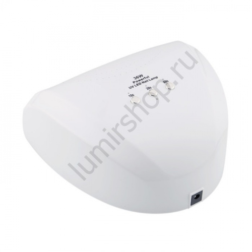 Комбинированная светодиодная UV+LED лампа Powerful 36 W rose с сенсором фото 2