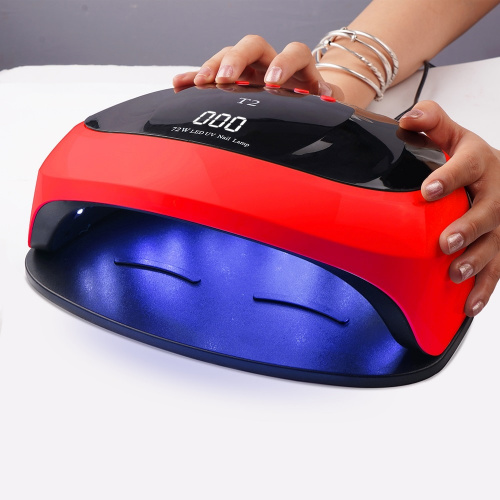 Светодиодная лампа SUN T2 UV+LED 72 Вт Smart 2.0 (красная) фото 5