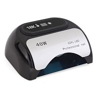 Гибридная лампа Professional Nail 18K 48 W CCFL+LED black с дисплеем и сенсором