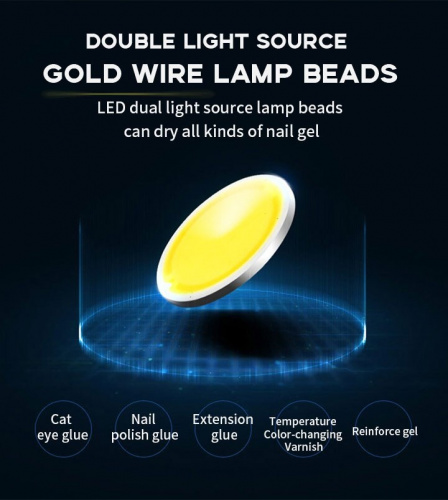 Светодиодная лампа BlueQue V3 UV+LED 80 Вт (белая) фото 9