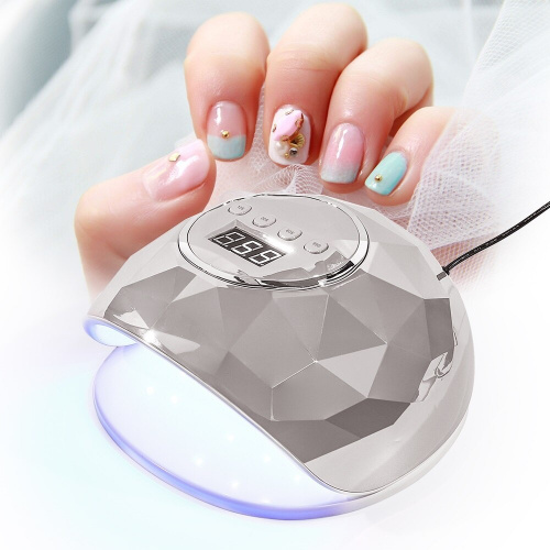 Светодиодная лампа SUN F6 UV+LED 86 Вт Smart 2.0 (серебристая) фото 3