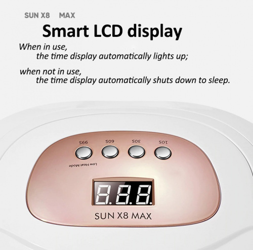 Светодиодная лампа SUN X8 Max UV+LED 150 Вт (белая) фото 8