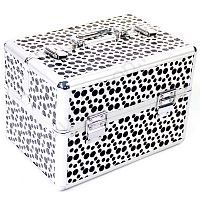 Кейс-чемодан Art Beauty white and black oval для мастеров маникюра, парикмахеров, косметологов и визажистов