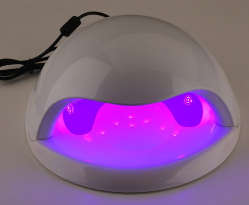 Светодиодная LED лампа Professional Nail 32 W white с сенсором и вентилятором фото 6