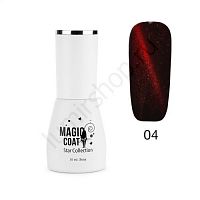 Гель-лак 04 Magic Coat Cat Eye 10 мл