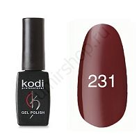Гель-лак Kodi Professional Gel Polish № 231 (кирпично-красный) 8 мл.